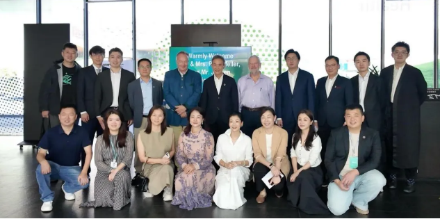 深商总会王石主席接待洛克菲勒家族，探讨可持续发展新路径